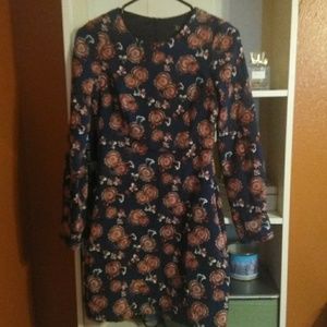 TRAFALUC ZARA  floral dress
